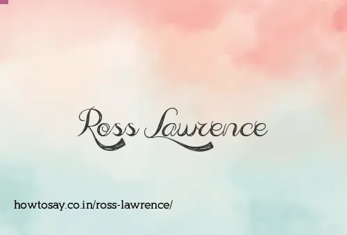Ross Lawrence
