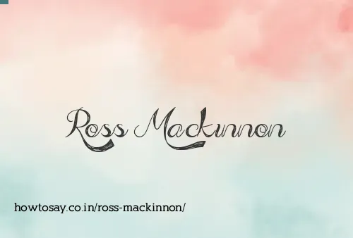 Ross Mackinnon