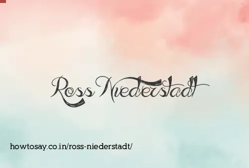 Ross Niederstadt