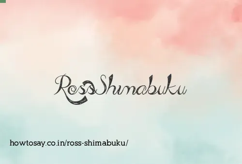 Ross Shimabuku