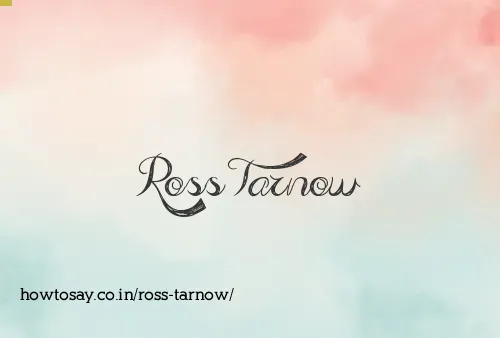 Ross Tarnow