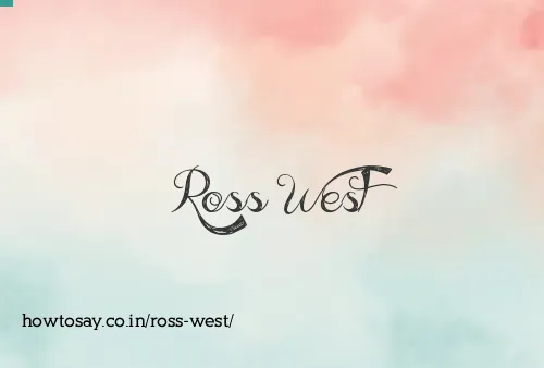 Ross West