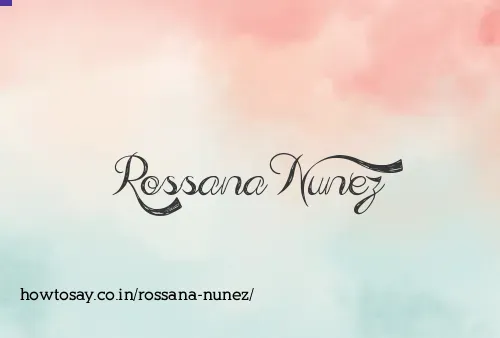 Rossana Nunez