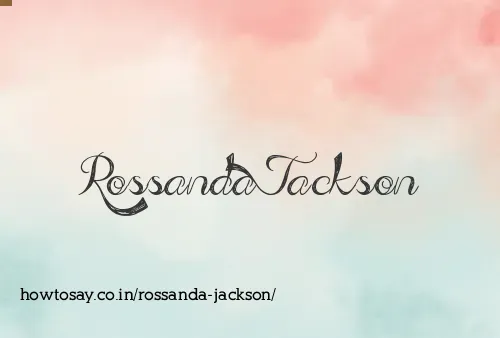 Rossanda Jackson