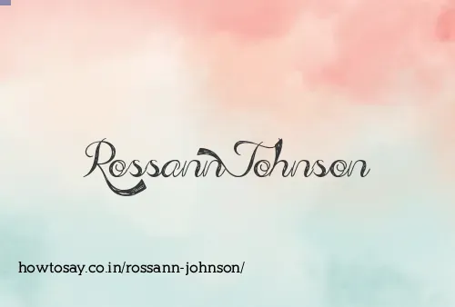 Rossann Johnson