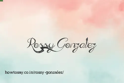 Rossy Gonzalez