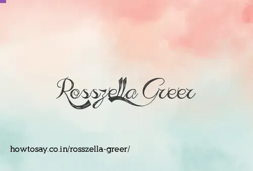 Rosszella Greer
