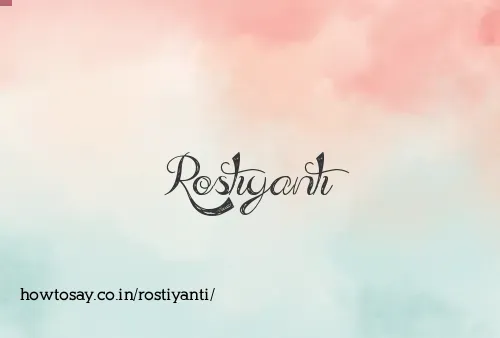 Rostiyanti
