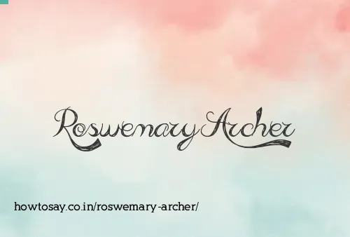 Roswemary Archer