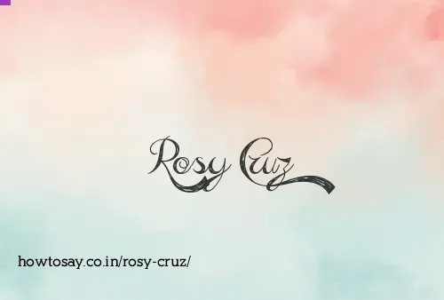 Rosy Cruz