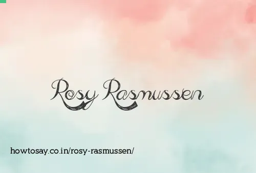 Rosy Rasmussen