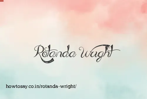Rotanda Wright