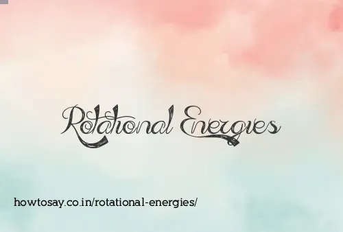 Rotational Energies