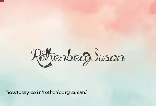 Rothenberg Susan