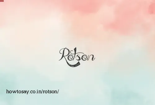Rotson
