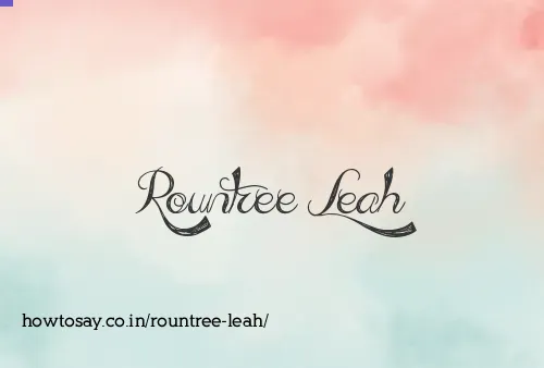 Rountree Leah