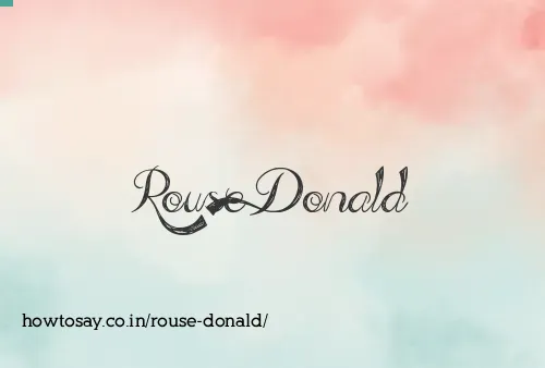 Rouse Donald