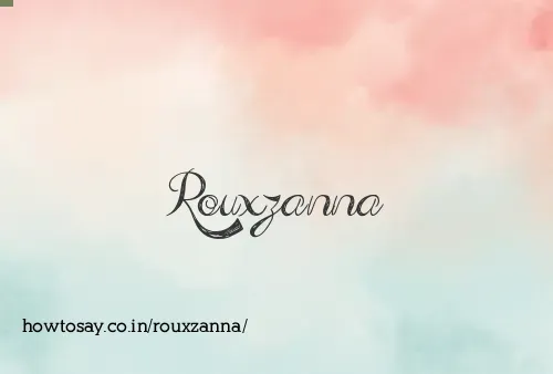 Rouxzanna