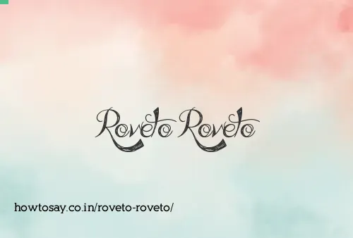 Roveto Roveto