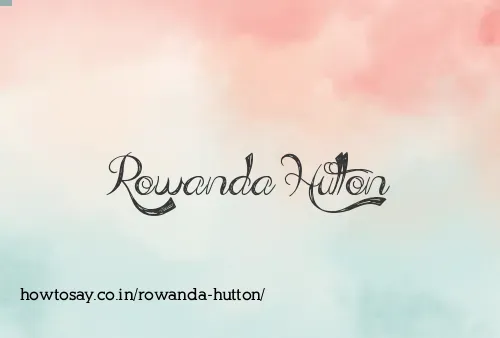 Rowanda Hutton