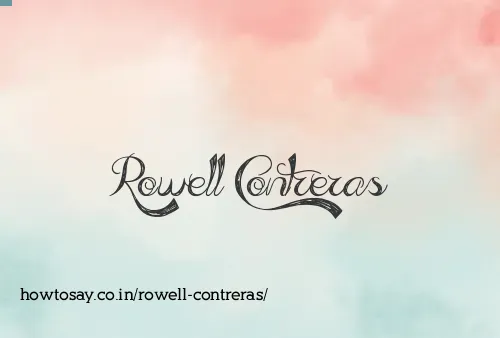 Rowell Contreras