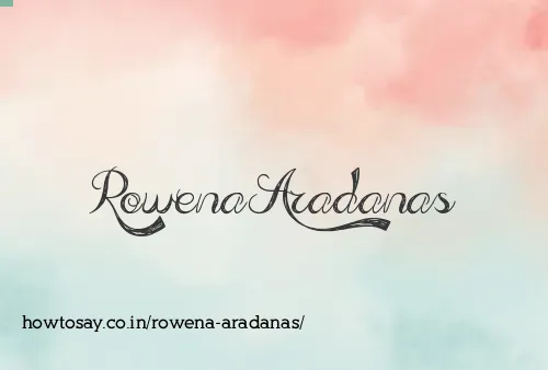 Rowena Aradanas