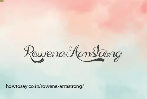 Rowena Armstrong