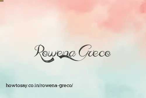 Rowena Greco