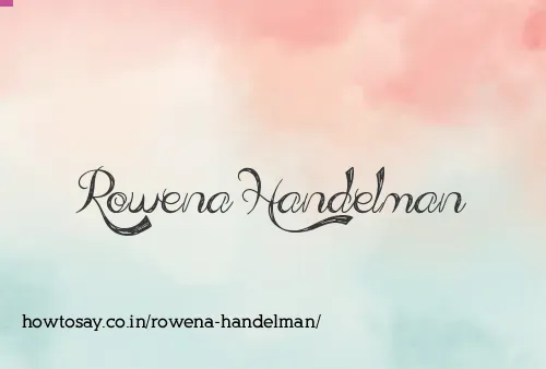 Rowena Handelman