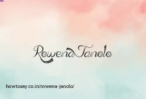 Rowena Janolo