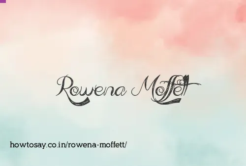 Rowena Moffett