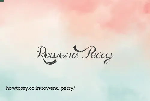 Rowena Perry