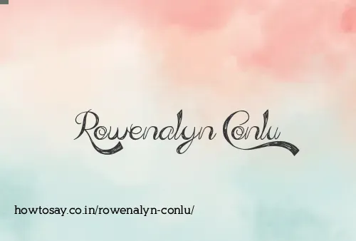 Rowenalyn Conlu