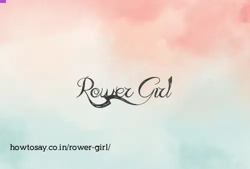 Rower Girl