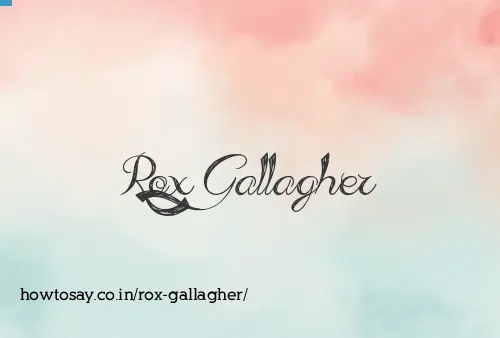 Rox Gallagher
