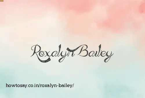 Roxalyn Bailey