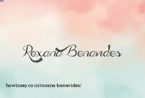 Roxana Benavides
