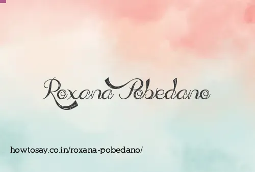 Roxana Pobedano