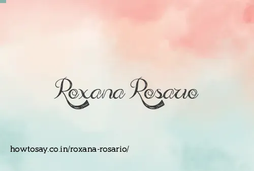 Roxana Rosario