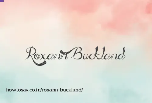 Roxann Buckland