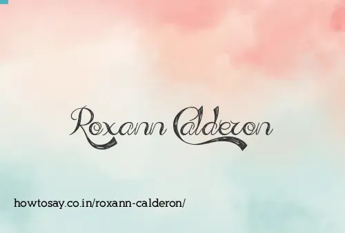 Roxann Calderon