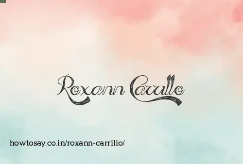 Roxann Carrillo