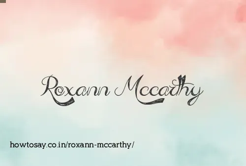 Roxann Mccarthy