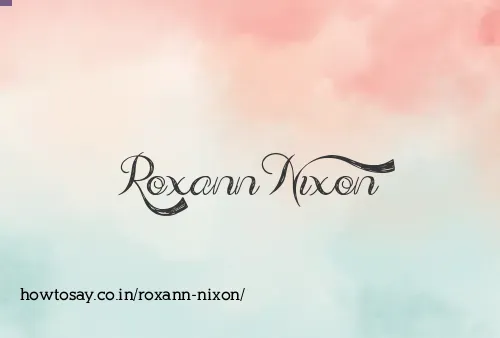 Roxann Nixon