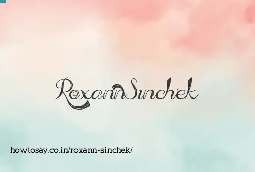 Roxann Sinchek