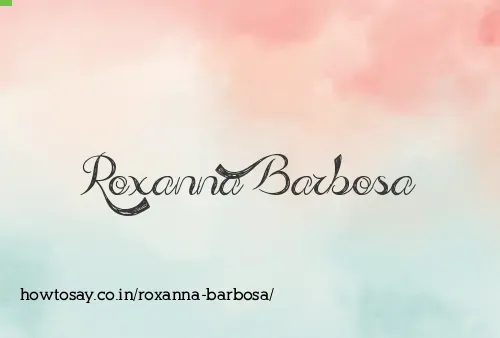 Roxanna Barbosa