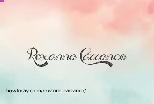 Roxanna Carranco
