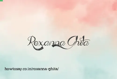 Roxanna Ghita