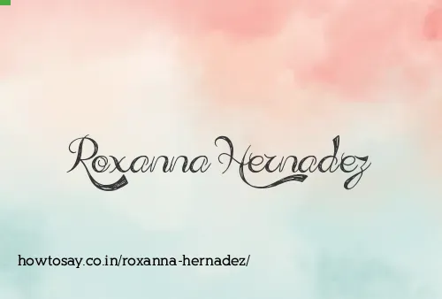 Roxanna Hernadez