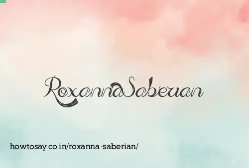 Roxanna Saberian